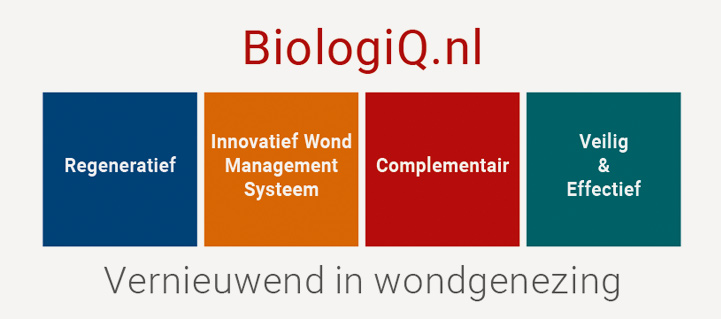 Biologiq vernieuwend in wondgenezing