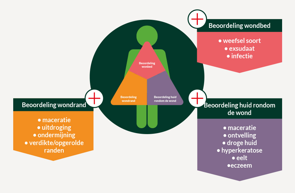 De driehoek methode wondbeoordeling